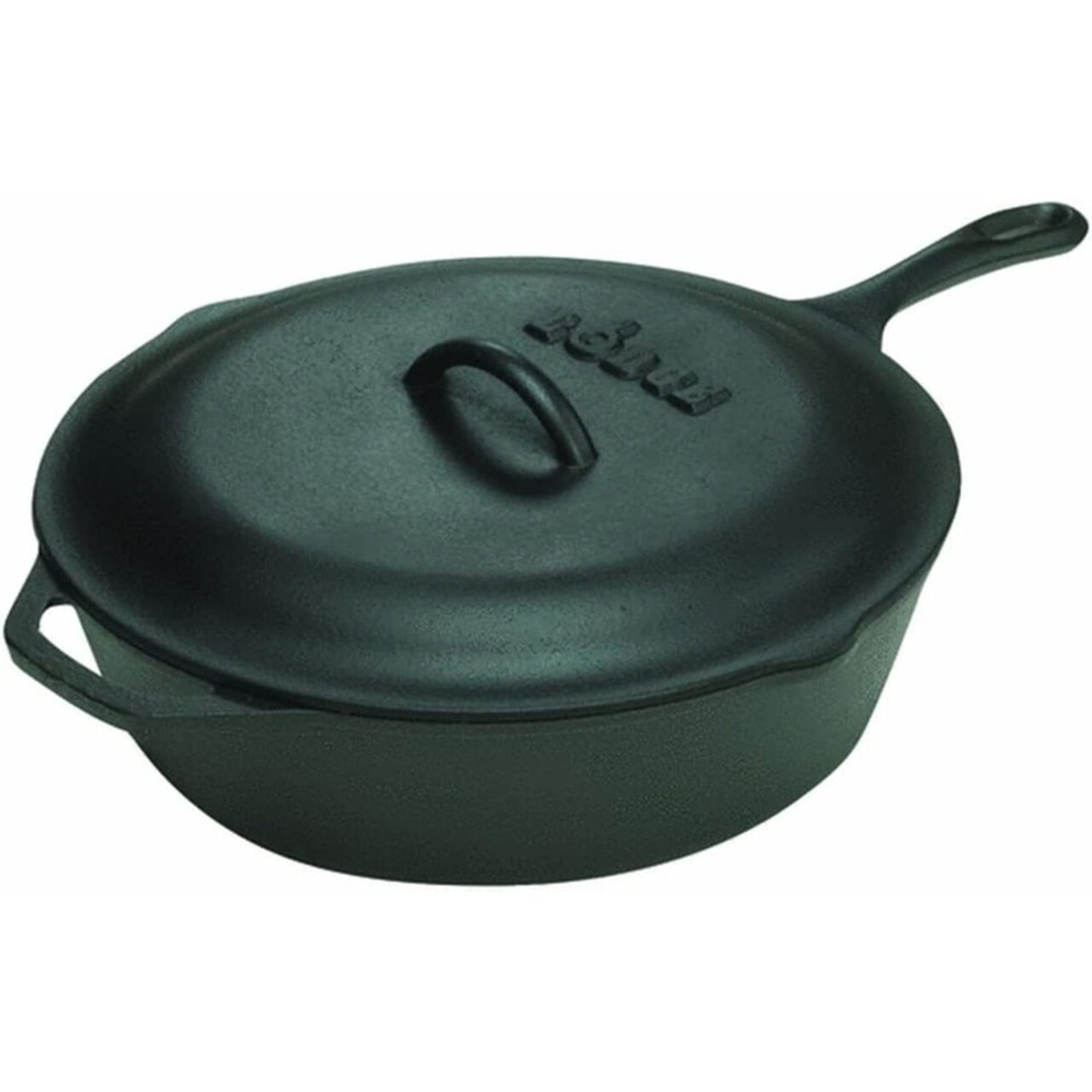 Lodge Logic L8CF3 Cast Iron Chicken Fryer with Cover 10.5 inch Size 8